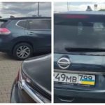 Россияне в Польше начали прятать свой флаг на номерах машин, наклеивая сверху флаг Украины. Видео 