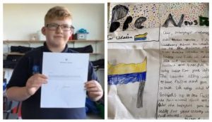 "Надеюсь, Украина победит": 12-летний британский мальчик написал письмо Зеленскому и получил ответ на него 