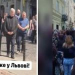 После скандала с затянувшейся командировкой, Порошенко появился на похоронах погибшего снайпера в Львове