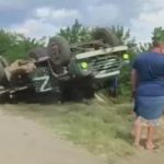 "Почему никто не сдох", — спрашивает ребёнок, увидев ДТП с техникой оккупантов в оккупированном Херсоне. Видео