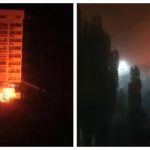 Пожежа та сильні вибухи в Енергодарі! Сильні зриви та загоряння в готелі, де мешкають російські військові. Відео