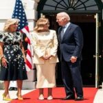 Перша леді України Олена Зеленська зустрілася з президентом США Джо Байденом та його дружиною Джилл у Вашингтоні