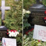 "Батьки! Прийміть якісь заходи!": На могилі батьків Путіна в Петербурзі невідомі залишили записку до них