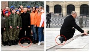 Путін придумав нові хитрощі! Тепер він заліз на бордюр та одягнув спеціальні туфлі для спільного фото з дітьми