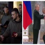 Два президенти що воюють! Один на передовий вручає нагороди Героям, інший за тисячу кілометрів нагороджує гауляйтера