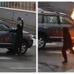 За Бучу! В окупованому Донецьку невідомий месник підпалив авто із "Z символом" та залишив послання "За Бучу"