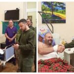 За мужність та відвагу! Володимир Зеленський відвідав лікарню в Києві, та нагородив поранених військових. Відео