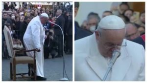 Pope Francis wept when he remembered the war in Ukraine!
