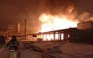 В Сибірі палає нафтозавод «Роснефти»
