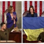 Бурхливі оплески не затихали! Зеленський виступив в Конгресі США, та передав прапор від військових із Бахмута