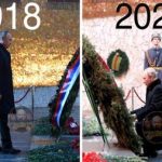 В караулу навіть зброю відібрали! Путін під час покладання квітів до меморіалу забрав у вахтових зброю 