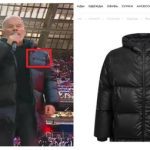 Олег Газманов заклеїв назву бренду Prada на нагрудній кишені пуховика під час виступу на концерті у Лужниках