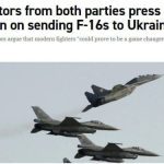 Сенатори США вимагають відправити винищувачі F-16 до України