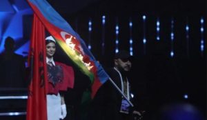 Спалили прапор Азербайджану!