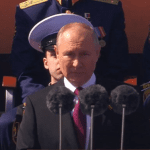 Президент держави агресора Путін виступив на параді