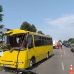 Аварія в Вінниці, зіткнулися автобус та вантажівка