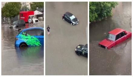 Київ затопило за декілька хвилин після сильної зливи!