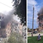 Кривий Ріг. Попадання по житловому будинку російської ракети. Кількість постраждалих поки невідома