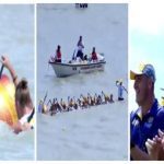 Українські веслярі у затопленому човні дійшли до фінішу