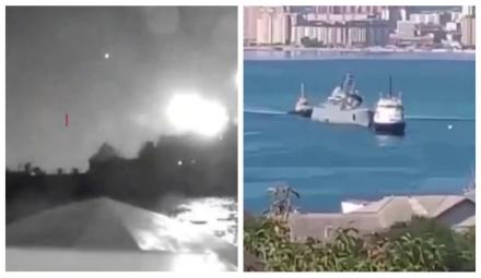 СБУ завдала удару по десантному кораблю «Оленегорский горняк» 