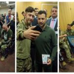 Володимир Зеленський прибув до США, та відразу відвідав українських військових які лікуються після поранень