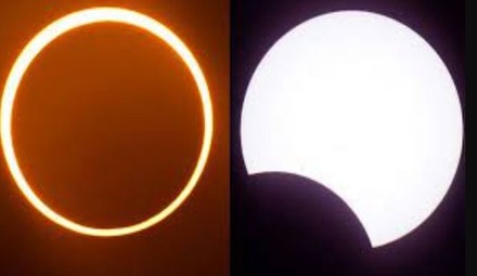 "Вогняне кільце" - Незвичайне сонячне затемнення