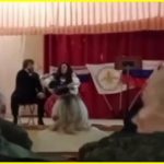 Момент прильоту ракети по скупченню російських окупантів 