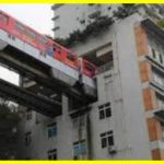 China Subway Inside Residential Building