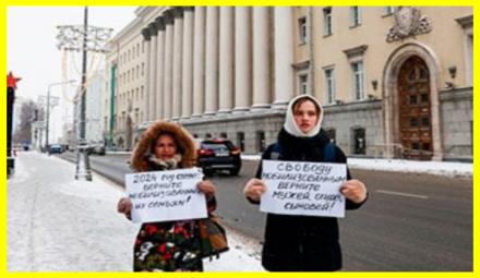 Wives of Russian conscripts came to a rally in Moscow