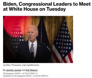 It is reported that Joe Biden plans to meet with congressional leaders.