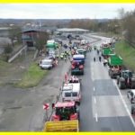 Polish farmers blocked the border with Germany