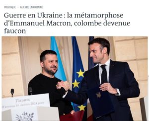 Macron said he would send the military to Odessa