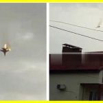 Just now over occupied Crimea, the Russian military shot down its own Su-35 airplane with its own air defense system