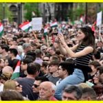 Protesters in Budapest demanded the resignation of Viktor Orban
