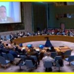 The UN meeting was interrupted through an earthquake