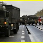 A convoy of British military equipment was involved in a road accident in Poland. Five military personnel were injured in the collision