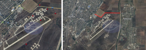 Explosions at a military airfield in Dzhankoy