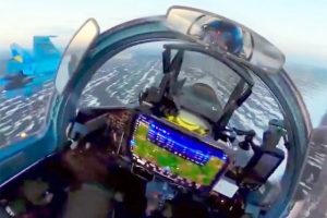 Ukrainian pilots use iPad tablets