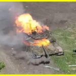 The Ukrainian military again destroys Russia's newest tank