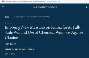 Russia uses banned chemical weapons in Ukraine
