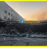 Наслідки влучання після ворожої ракетної атаки по Одесі