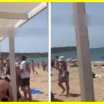 Unprofessional actions of the Russian air defense system caused missile fragments to fall on a Crimean beach. There are dead and more than 100 vacationers injured