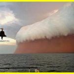 Sandstorm in the sea