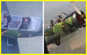 Ukrainians on Yak-52s shoot down Russian drones