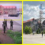 Powerful explosions erupted in occupied Luhansk