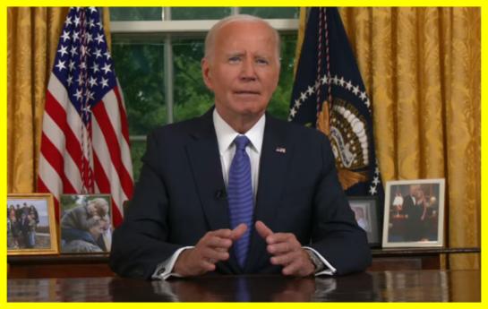 Joe Biden gave a speech