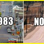 Centralia is a town where an underground fire has been burning for over 60 years