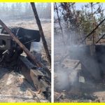 The Ukrainian military destroyed a Russian cannon from the 1950s