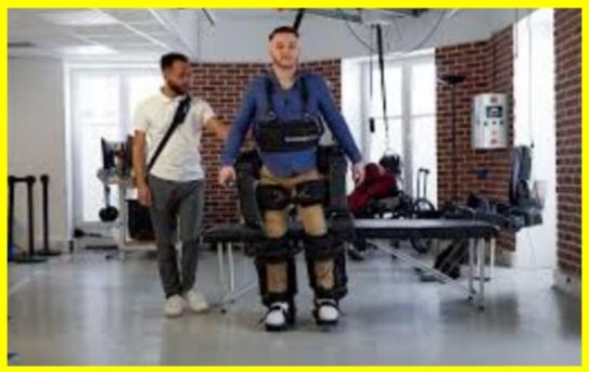 An exoskeleton that helps paralyzed patients