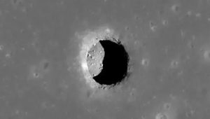 A cave has been discovered on the moon